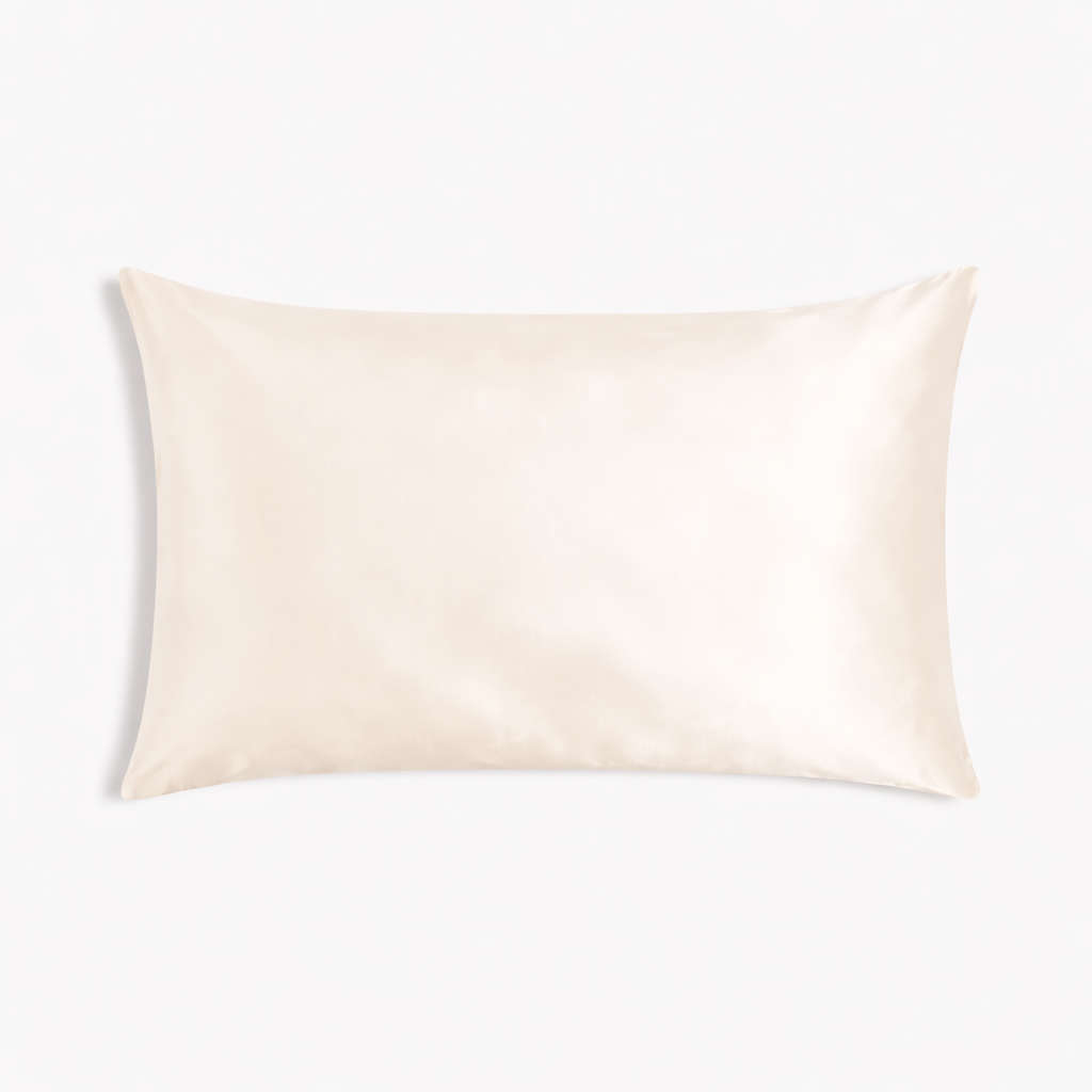 Luxury Ivory Silk Pillowcase - 22 Momme