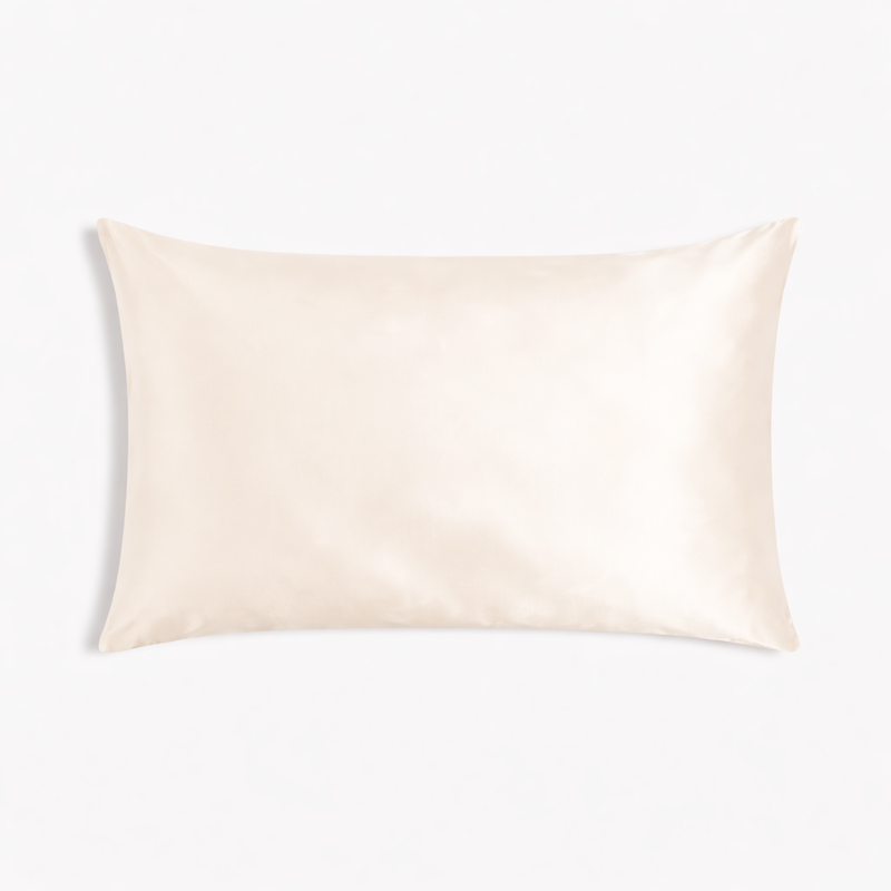 Luxury Ivory Silk Pillowcase - 22 Momme