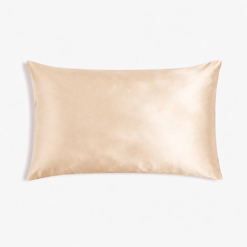 Luxury Champagne Silk Pillowcase - 22 Momme