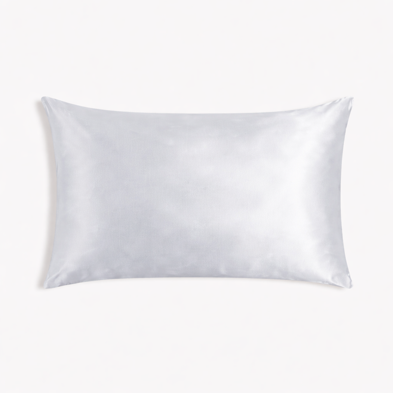 Luxury Silver Cloud Silk Pillowcase - 22 Momme