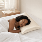 Luxury Ivory Silk Pillowcase - 22 Momme