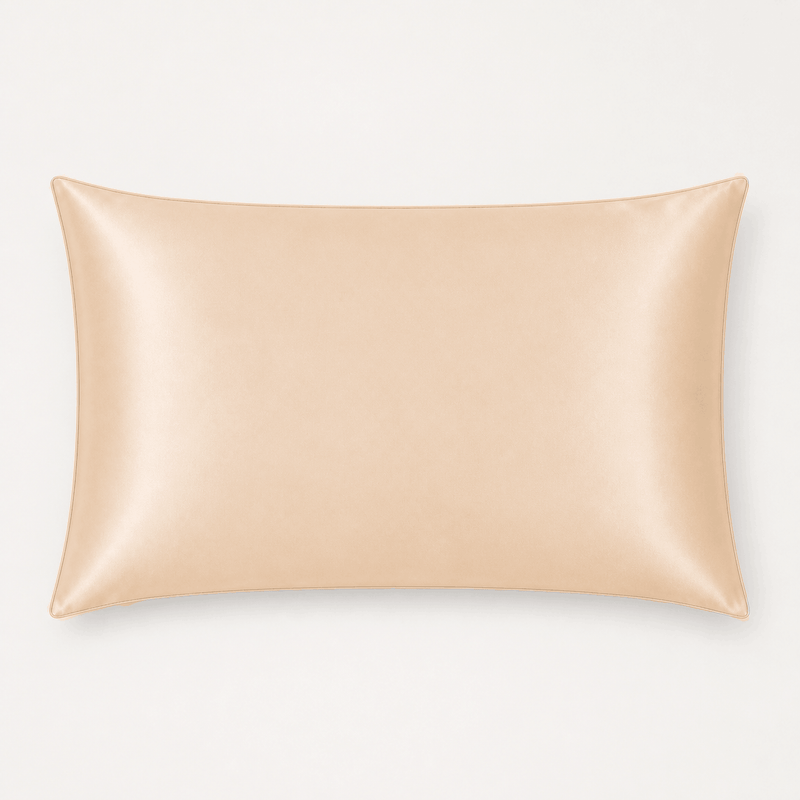Luxury Champagne Silk Pillowcase - 22 Momme