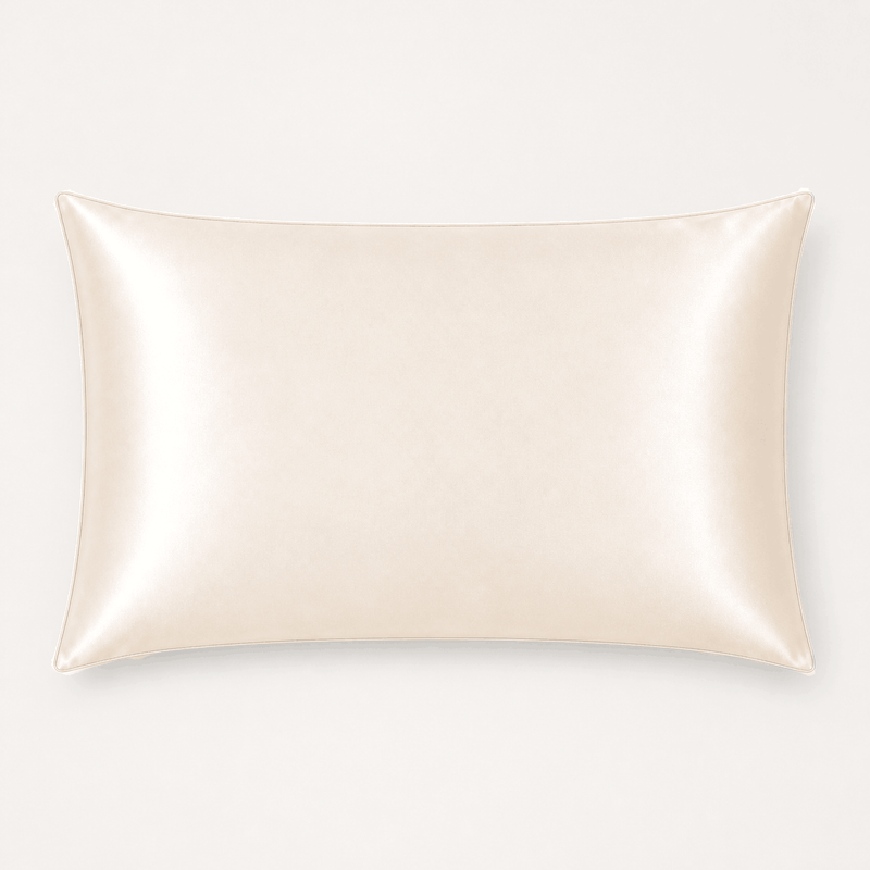Luxury Ivory Silk Pillowcase - 22 Momme