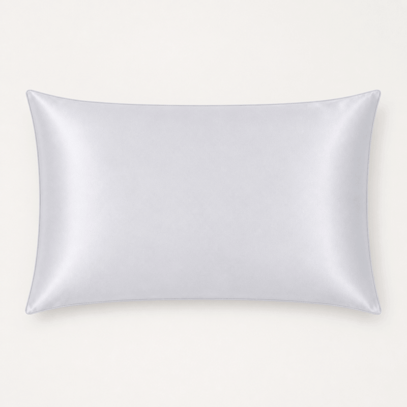 Luxury Silver Cloud Silk Pillowcase - 22 Momme